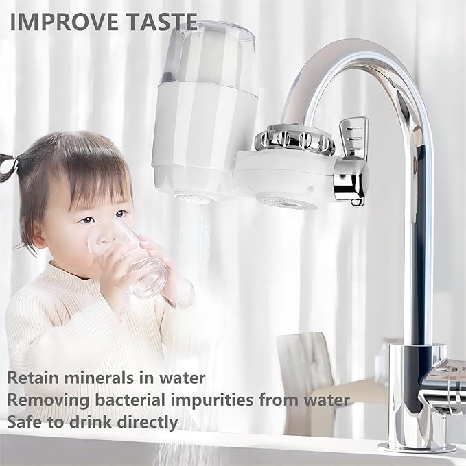 Faucet Water Filter with Activated Carbo...