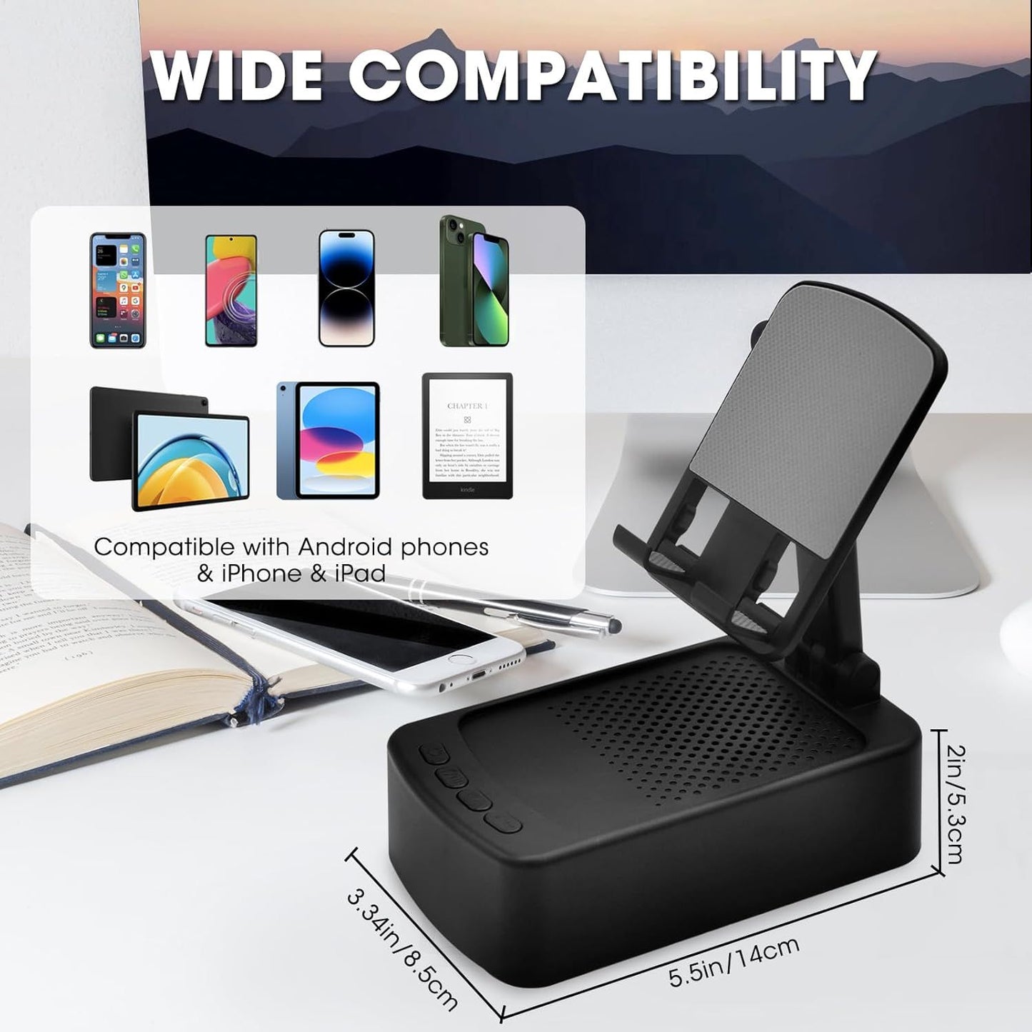 Roarswa Mobile Phone Holder with Bluetoo...
