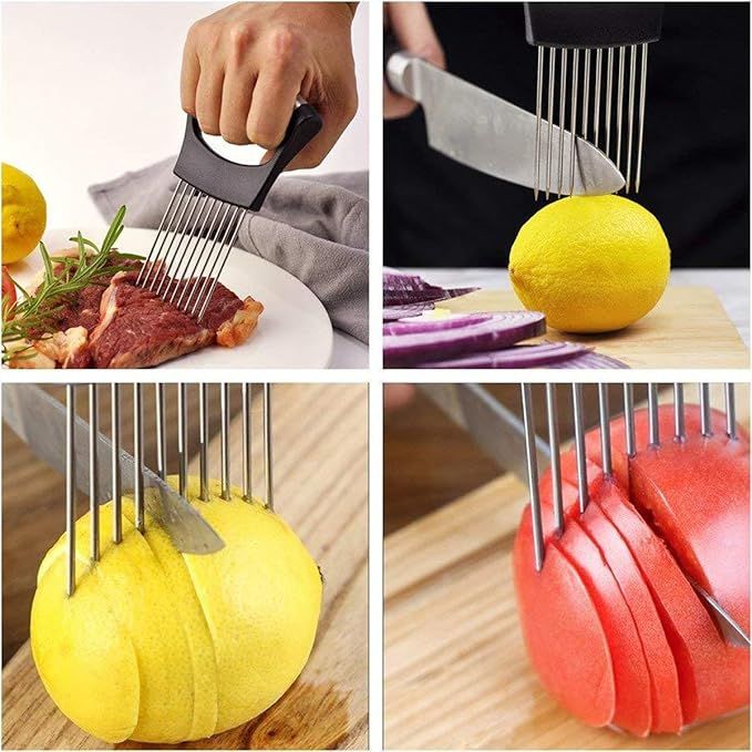 Onion Holder Slicer Vegetable tools Toma...