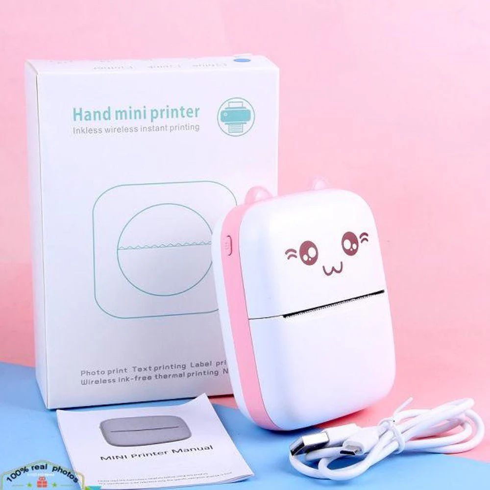Portable Mini Pocket Printer BT Thermal ...