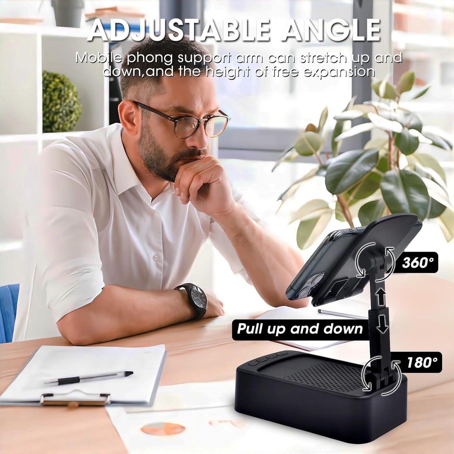 Roarswa Mobile Phone Holder with Bluetoo...